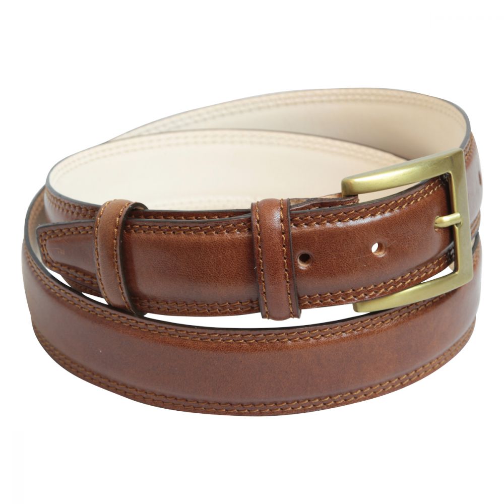 LEATHER BELT - BROWN