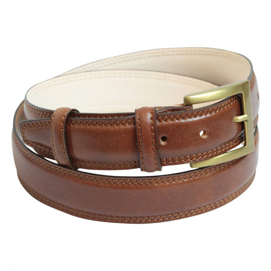 LEATHER BELT - BROWN