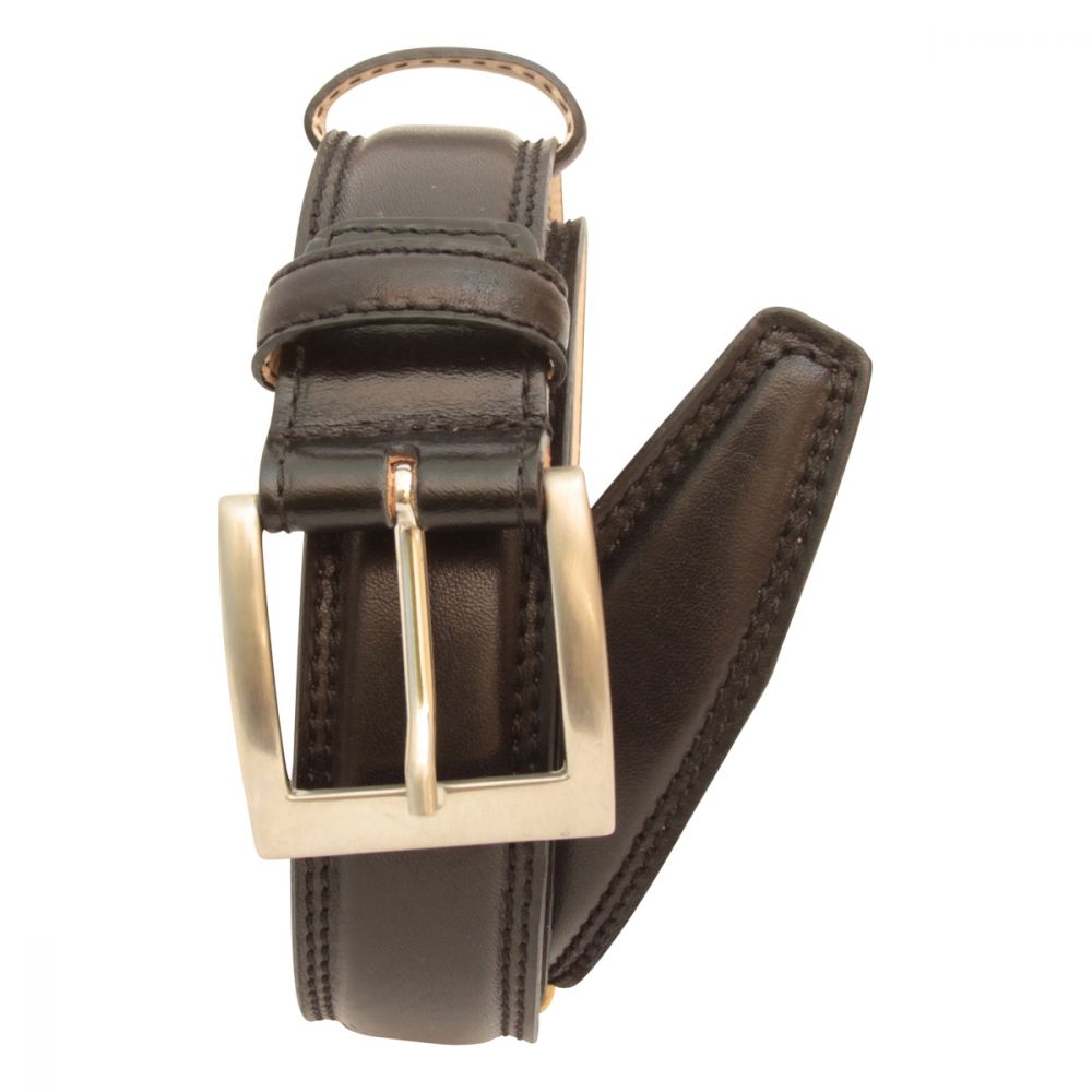 LEATHER BELT - BLACK