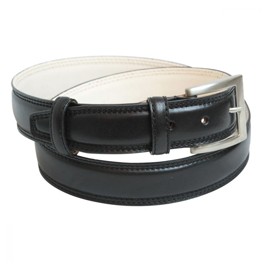 LEATHER BELT - BLACK