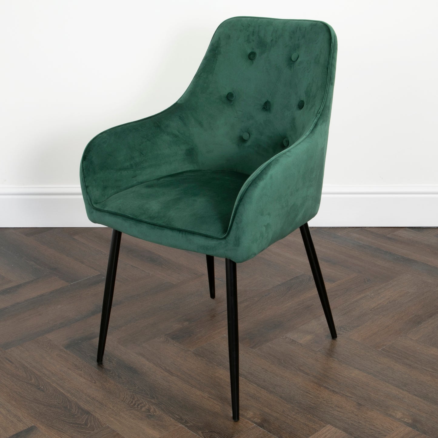 Chesterfield Green Dining Chair set of 2