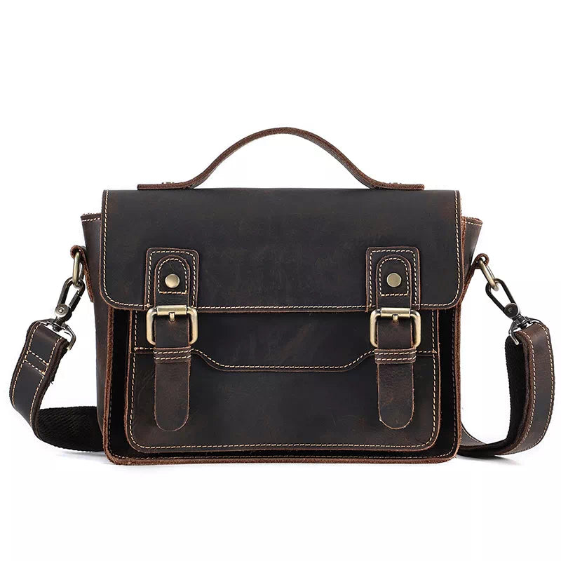Men's Small Leather Satchel Bag