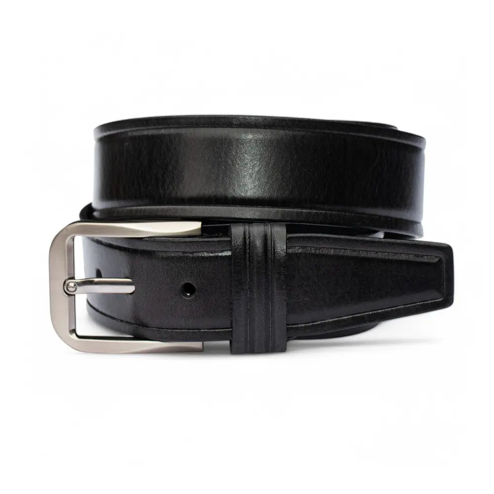 Mens Black Leather Belt