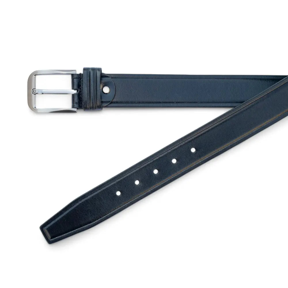 Mens Black Leather Belt