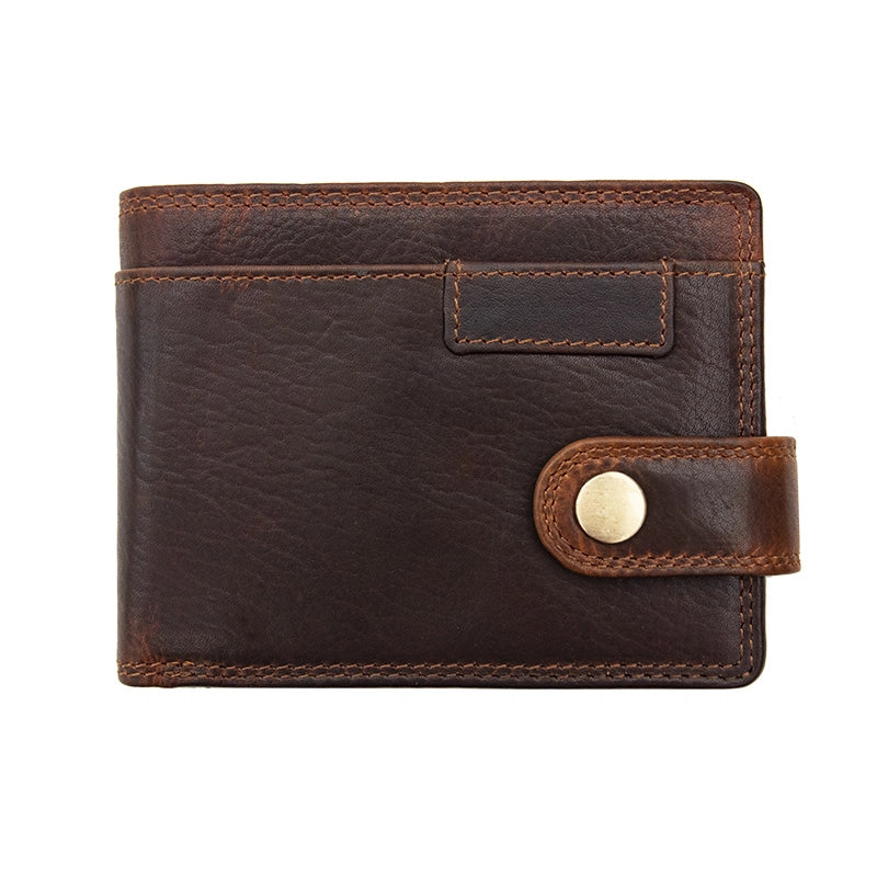Brown Leather Bifold Wallet