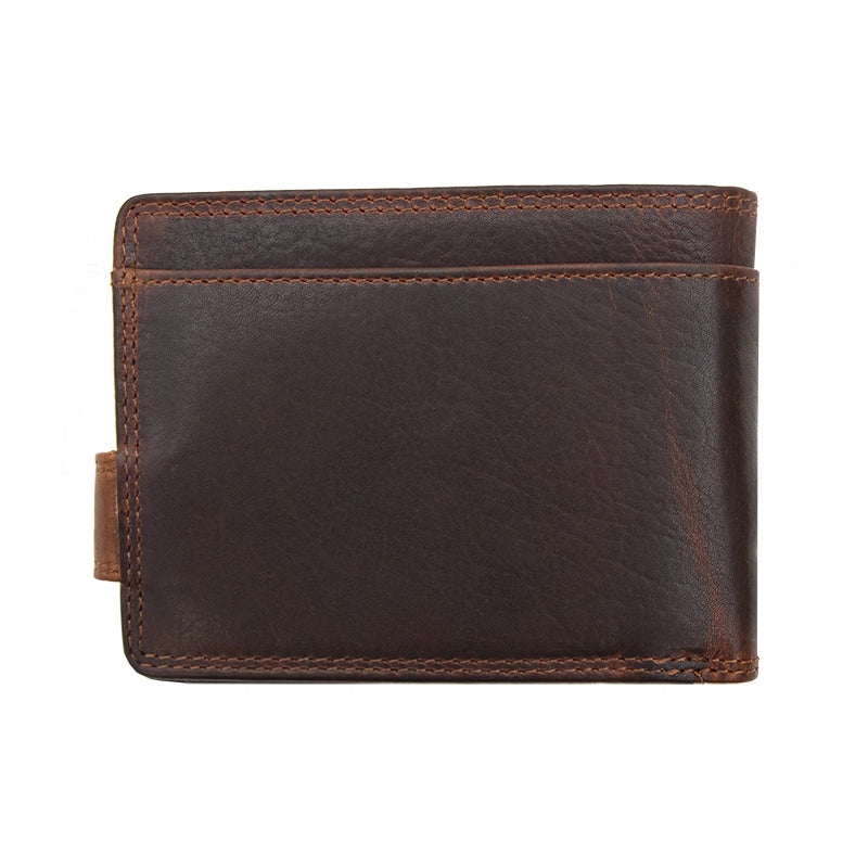 Brown Leather Bifold Wallet