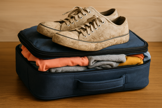 The Best Way to Pack Shoes for Travel