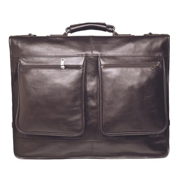 Luxury Leather Suit Carrier