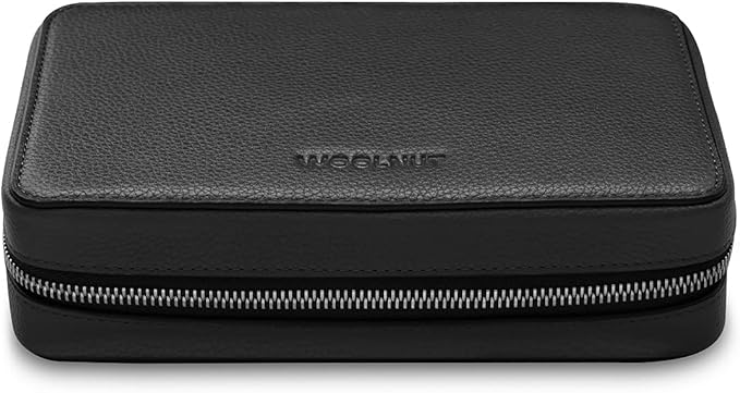 Full Grain Leather Organizer for Apple Technical Accessories