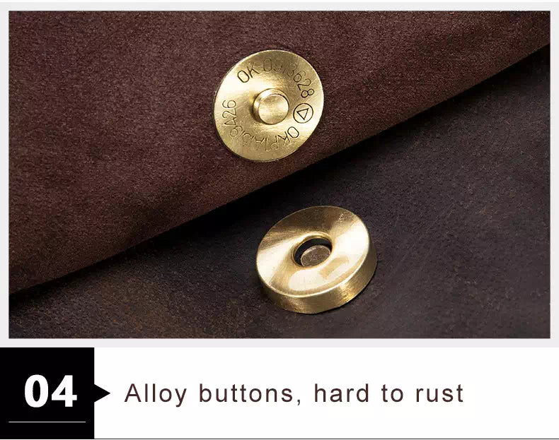 Leather Crossbody Messenger Bag