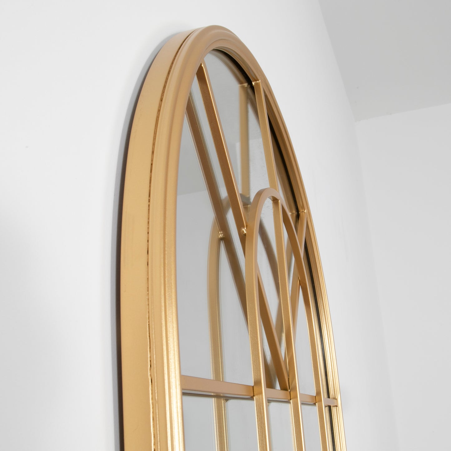 Gold Arched Rome Mirror