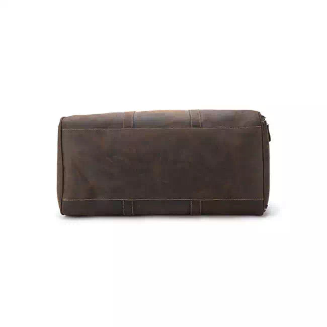 Men's Crazy Horse Leather Duffle Bag